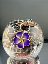 2.25lbs Costume Jewelry Jar   Mixed jewelry  More   Reseller Lot