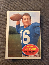 1960 Topps Frank Gifford #74 New York Giants VGEX