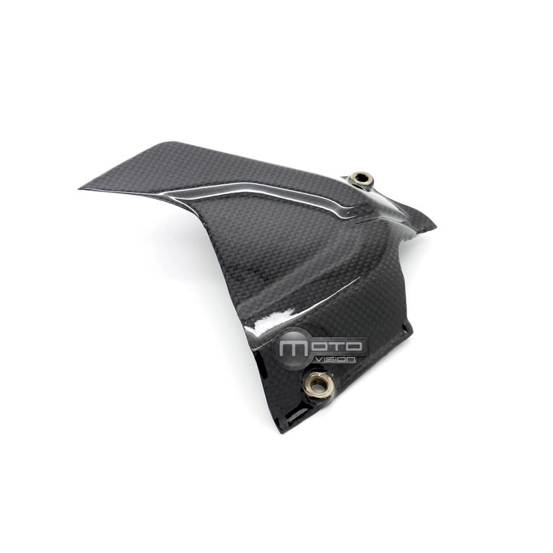 Cache pignon en carbone brillant pour moto Ducati 1198 et 848