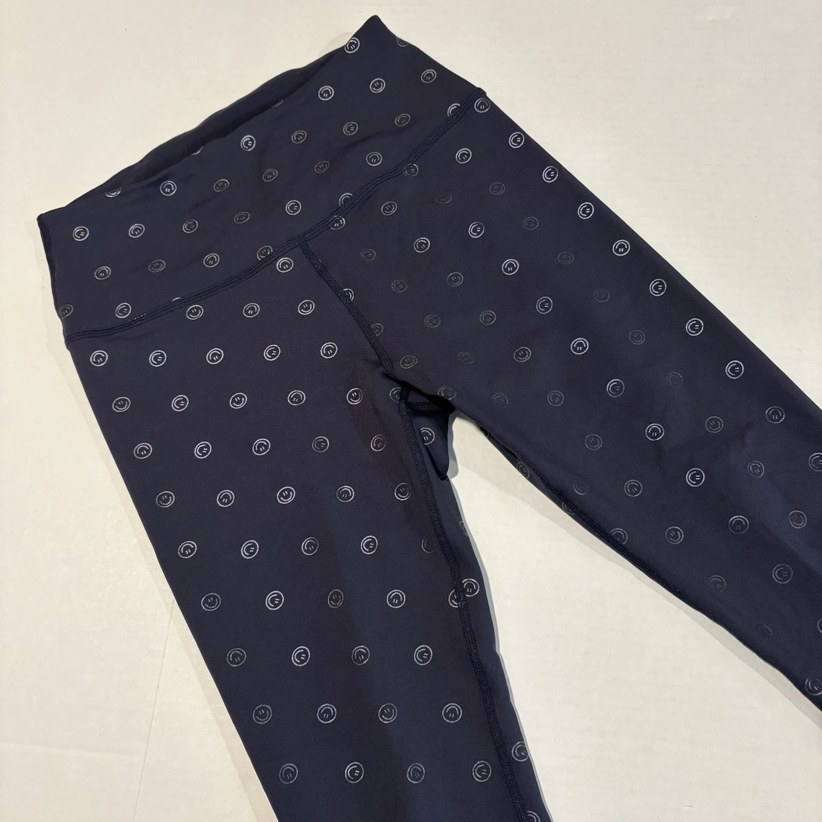 beyond-yoga high waist smiley happy face print leggings