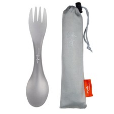 TiTo Titanium Outdoor Camping Picnic Titanium Spoon Tableware Titanium Alloy ...