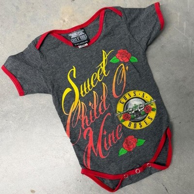 Guns N' Roses Sweet Child O' Mine Baby Bodysuit 3-6 Months Calhoun Rock Band