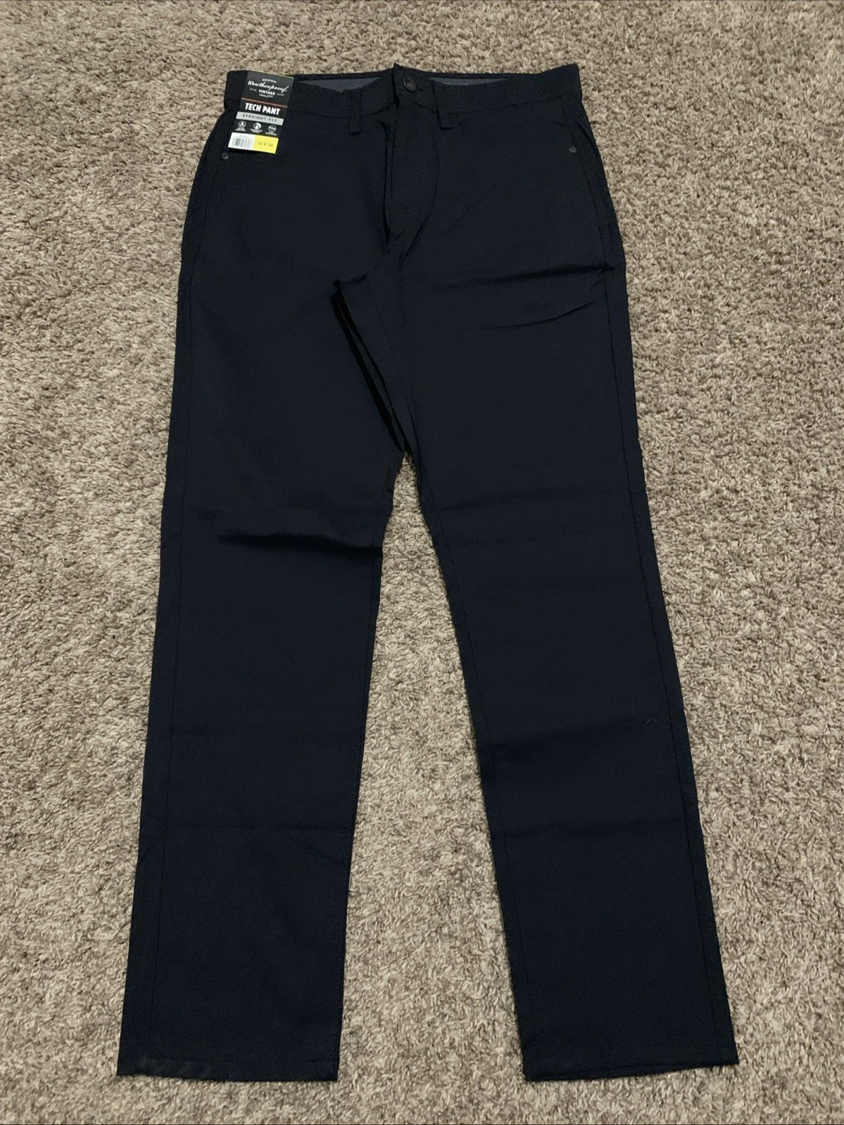 NEW Weatherproof Vintage Mens Tech Pant Stretch Water Resistant Flex Waist 32x32