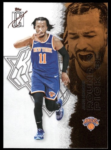 NBA 2025-26 Topps Signature Class Jalen Brunson New York Knicks Card No 58