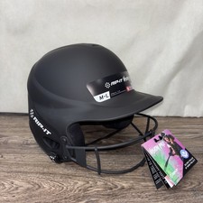 Rip-it Vision Pro Softball Helmet Face Guard Matte Black M/L Women Teen New