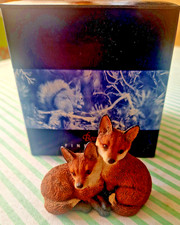 Border Fine Arts BFA Society Membership Piece - B0542 Starry Eyed Fox Cubs
