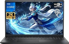 Dell - 15.6" 2K Touchscreen Intel 10-Core i7-1355U Up to 64GB DDR5 4TB SSD Win11
