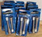 24 New EVERBILT EXTRA LONG 4 in SPRING DOORSTOPS SATIN NICKEL FINISH 510 778