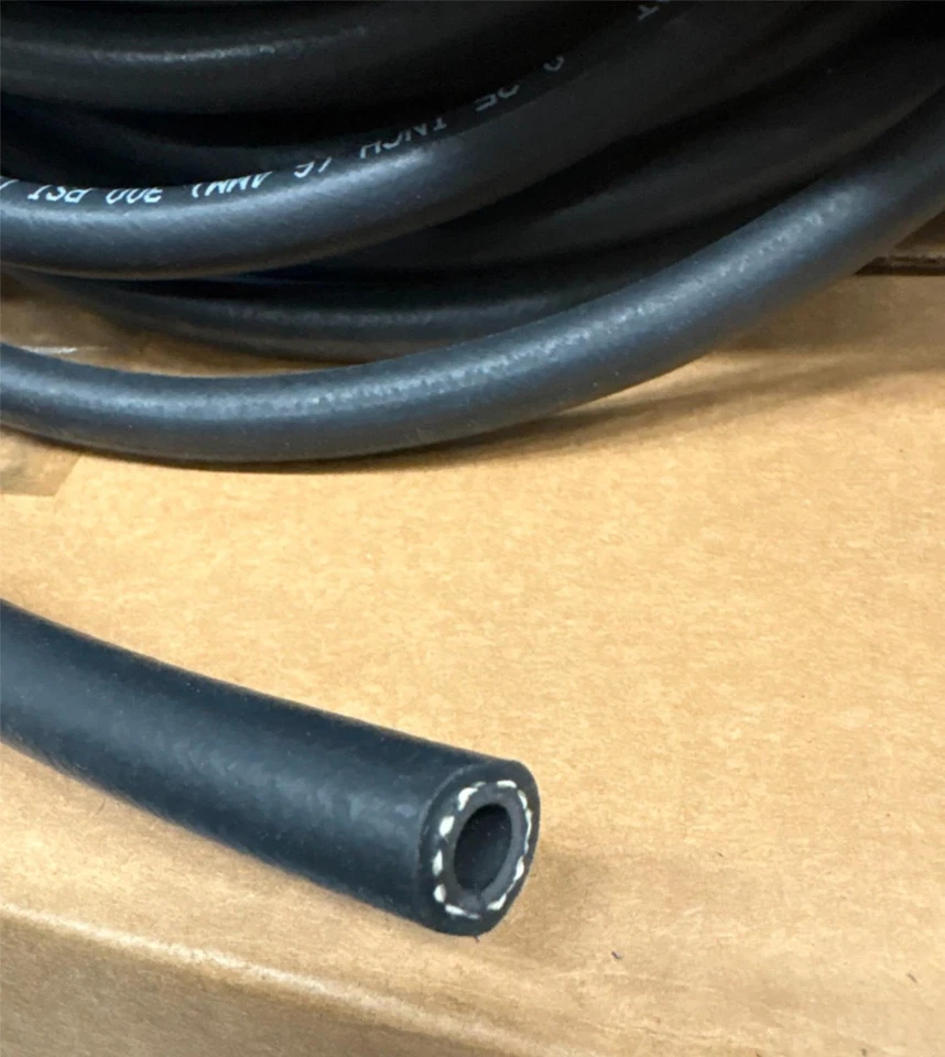 1H154-04 Hydraulic Hose 1/4 ID 1/2 OD 300 PSI 50 ft Roll Industrial Use - Image 3 of 3
