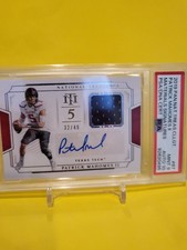 2019 PANINI NAT-TREAS CLGT. PATRICK MAHOMES II 32/49 MATERIALS SIG.#87 PSA MINT9