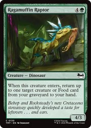 Ragamuffin Raptor 130/343 Foil Common Teenage Mutant Ninja Turtles MTG