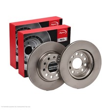 Image of 2x APEC Front Brake Discs For VW JETTA IV (162, 163, AV3, AV2) 1.6 2011-18
