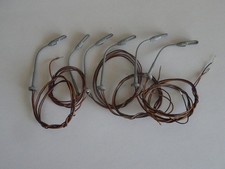 Viessmann Z 6 Stk. Peitschenleuchtsn, ca. 45 mm hoch,  guter Zustand