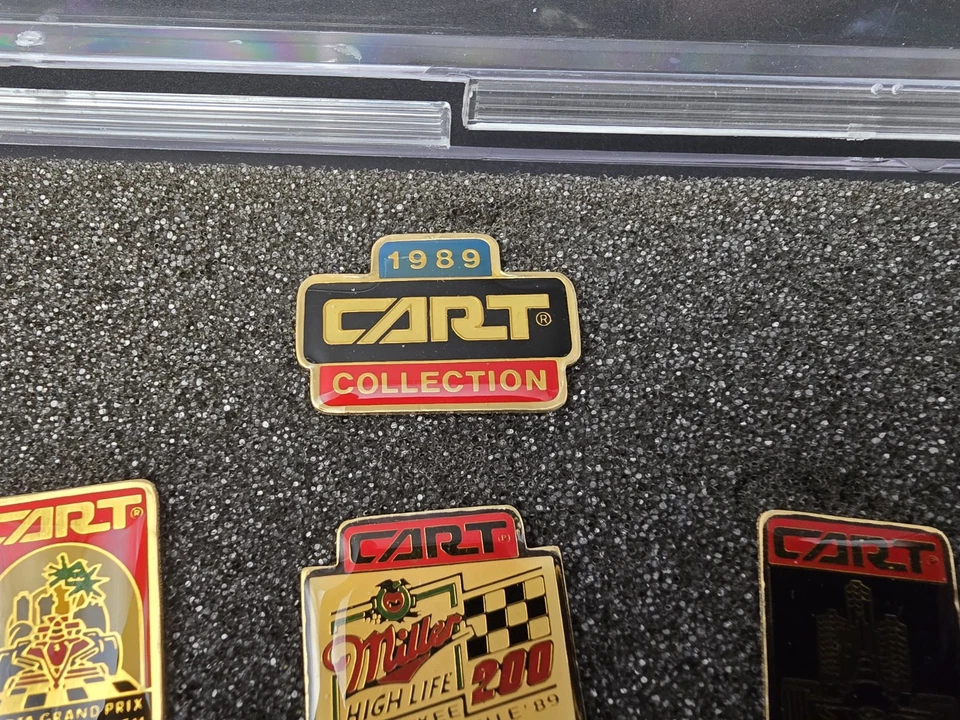 1989 CART Gold Collection Limited Edition Hat Pins Indy Car Racing Lot Of 16 Set - Image 4 of 4