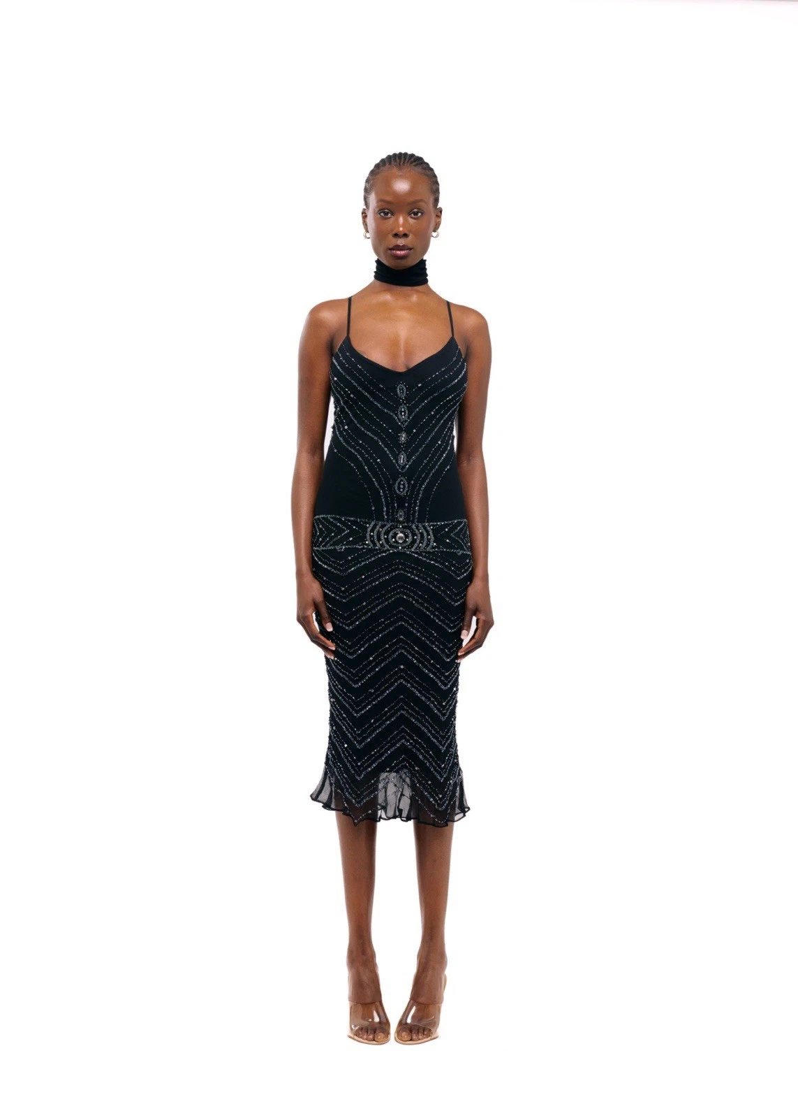 Robe vintage style Tom Ford Gucci avec taille basse année 2000 de Cybersweeties 