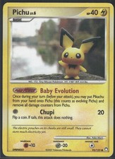Pichu 93/123 Common Mysterious Treasures Pokemon Heavily Played on eBay