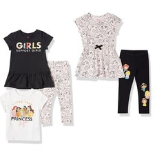 Disney Amazon Essentials Girls Mix-and-match Outfit 5 piece Set NEW Size X-large