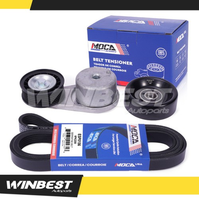 #ad Serpentine Belt Drive Component Kit fit 01 11 Ford Explorer Ranger Mazda B4000 $40.50