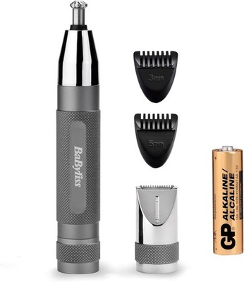 BaByliss Super X Metal Präzisions Trimmer, E116E, 3-in-1 Nasen, Ohren & Augen