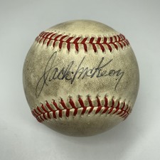 Florida Marlins Jack McKeon Signed Official National League Baseball