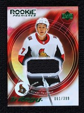 2018-19 Upper Deck Trilogy 03-04 Retro Rookies Jersey 61/399 Brady Tkachuk 0z3d
