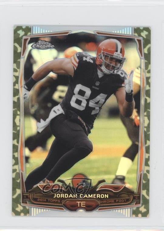 2014 Topps Chrome Mini STS Camo Refractor 75/99 Jordan Cameron #69 7p8