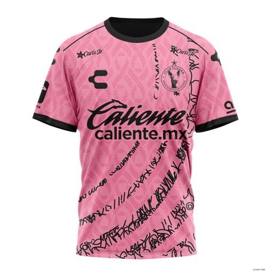 [Kid/Youth] Personalized LIGA MX Club Tijuana Shirt 3D Special Home In Pink