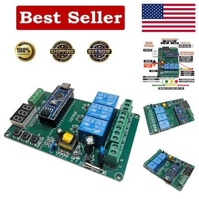 Arduino-Compatible Light Chaser Controller - 3 Way with Built-in LED Indicators