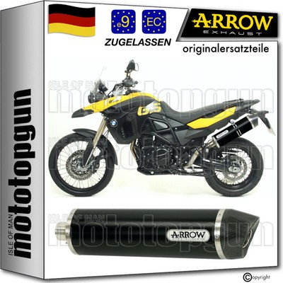 auspuff zugelassen schwarz c maxi arrow fur bmw f800 f-800 gs 2008 08 2009 09