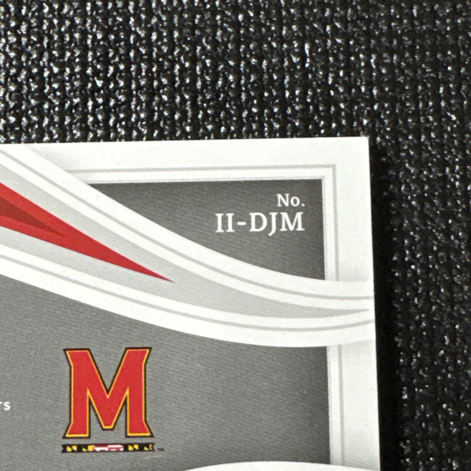 2023 Panini Immaculate Collegiate Immaculate Ink BLUE DJ MOORE Auto /49 Maryland view 9