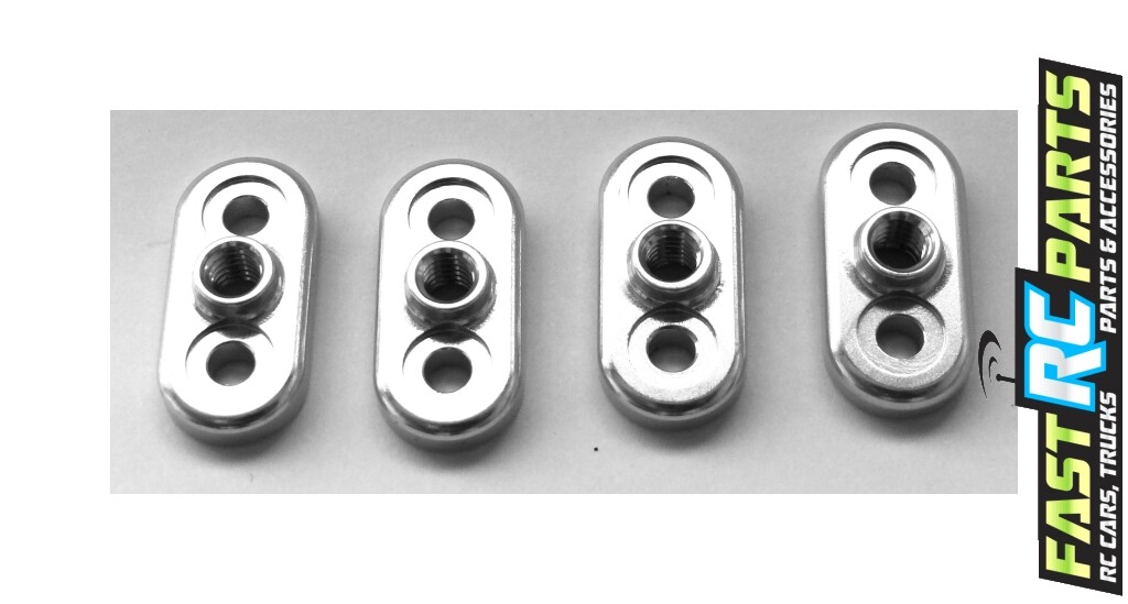 Hot Racing FVE311M03 Aluminum Sway Bar Mount For Losi 5ive-T & 5ive-R Rally (Orange, Set Of 4) - View #8