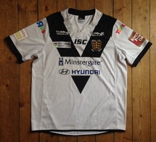 HULL F.C. RUGBY SHIRT - ISC RUGBY LEAGUE SHIRT HULL FC RUGBY CLUB JERSEY - XL