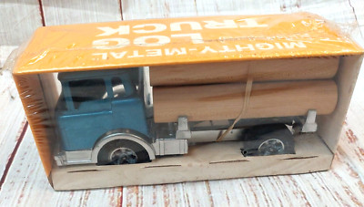 Hubley Mighty Metal Log Truck NO. 1491 - MINT - FREE SHIPPING