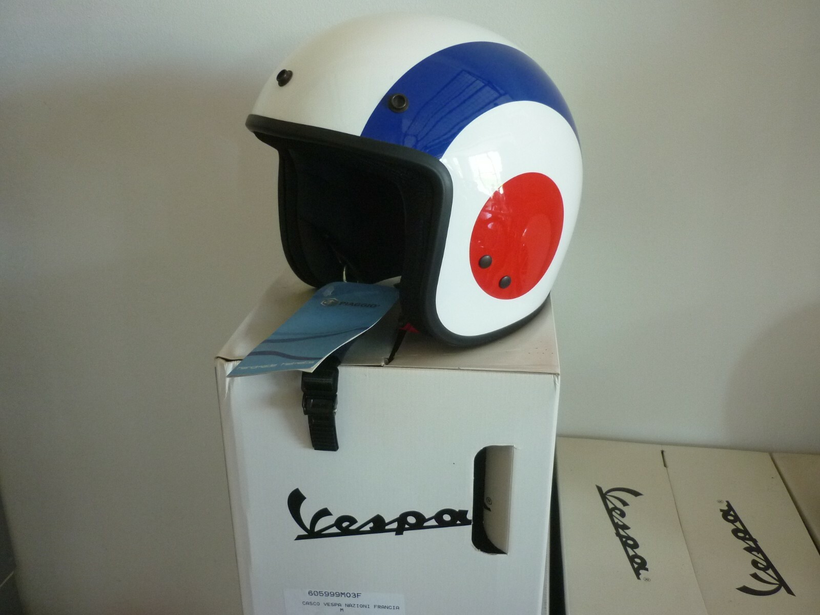 CASCO ORIGINALE VESPA MODELLO NAZIONI FRANCIA COD.605999M