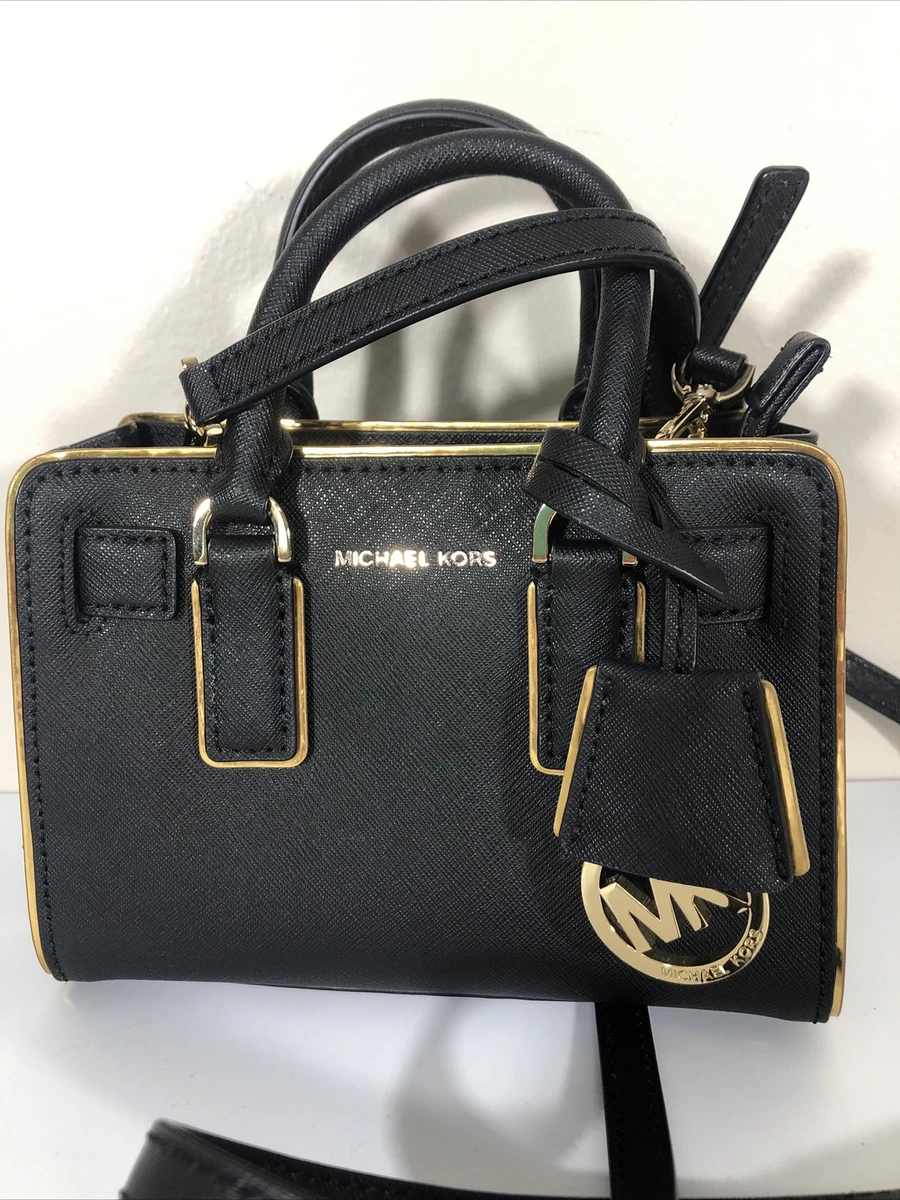 Michael Kors Bag Dillon Satchel Crossbody Extra Small Black