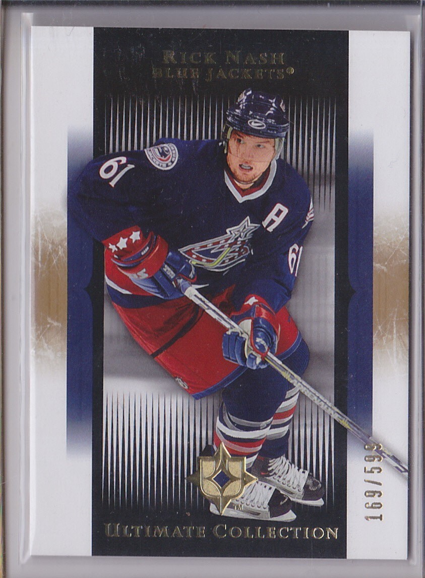 2005-06 Ultimate Collection Rick Nash Blue Jackets #/599 Hockey Card