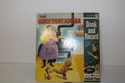 Peter Pan Book & Record The GINGERBREADMAN  Number 1940