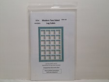 Quilt Woman - Modern Two Sided Log Cabin 44.5" x 62.5" SEW-150