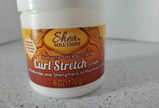 Shea Solutions Curl stretch Cream w/Shea Butter 6 oz