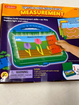 LAKESHORE EDUCATIONAL STORE LIGHT UP MATH ACTIVITY MEASUREMENT CENTER COMPLETE