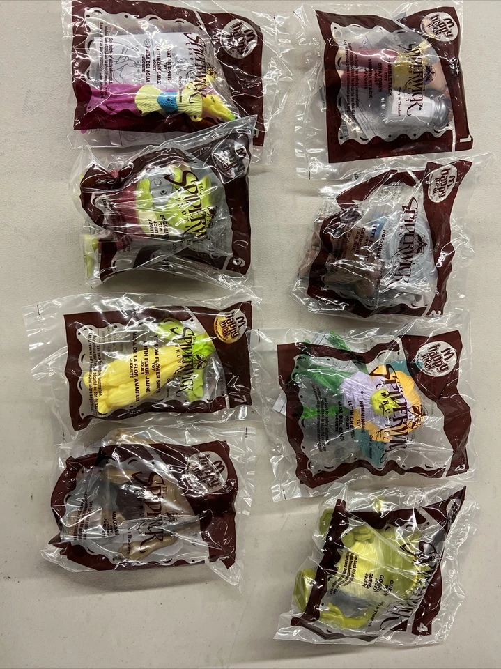 Juego completo Mcdonalds Happy Meal Toys 2008 The Spiderwick Chonicles 1-8 nuevo en paquete Foto 3 de 3