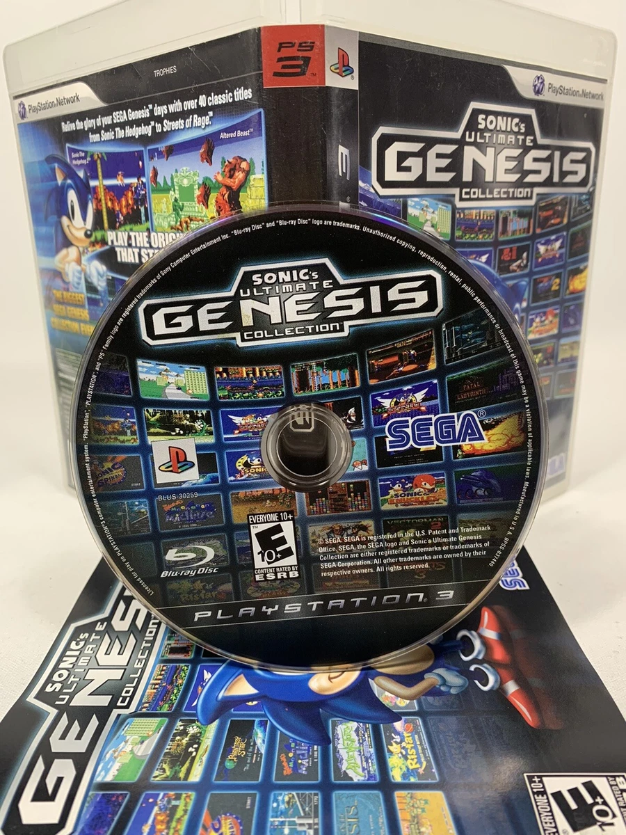  Sonic's Ultimate Genesis Collection (Greatest Hits) -  PlayStation 3 : Sega of America Inc: Video Games