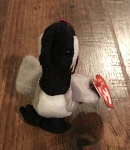 Loosy The Goose 2001 Ty Jingle Beanies Mini Plush Ornament