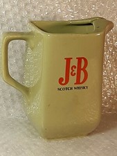 J&B Whisky Wasserkrug 14cm Water Jug Pitcher Keramik