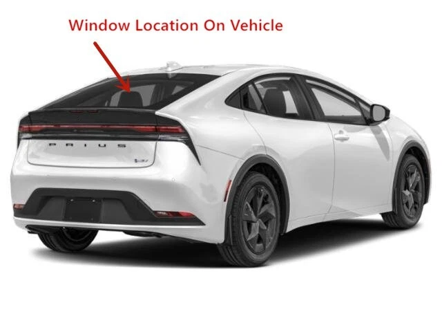 Fit 2023-2025 Toyota Prius / Prius Prime / Plug-in Rear Window Back Glass Heated Foto 3 de 4