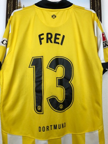 Borussia Dortmund Home football shirt 2006 #13 Frei Nike Jersey Mens Size L - Picture 17 of 21