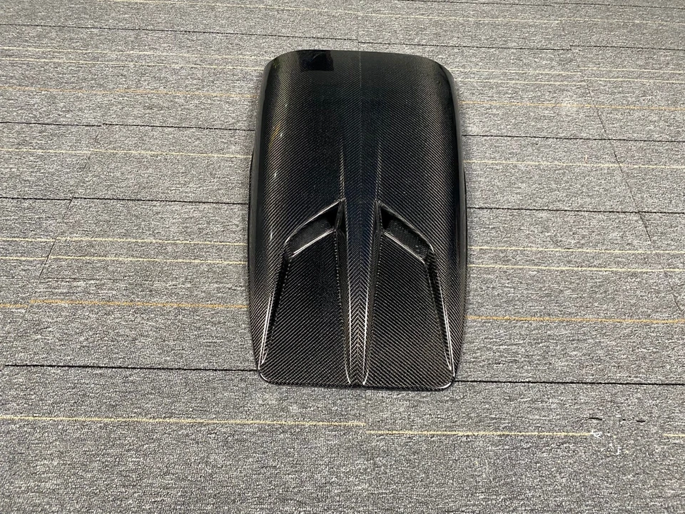 Borde de salida de ventilación de aire de techo de fibra de carbono real para McLaren 540C 570S 570GT estilo N Foto 2 de 2