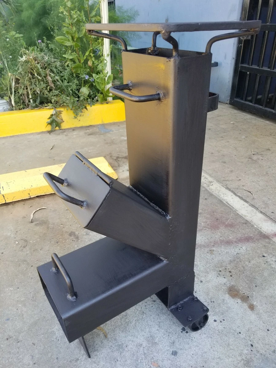 ROCKET STOVE WOOD STOVE - NEW 3 SIZES IN STOCK | eBay