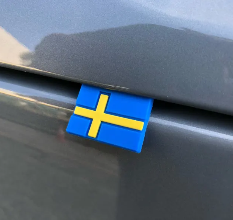 5x/Set 3D Sweden Flag Emblem Badge Decal Sticker Decor Car Accessories Universal