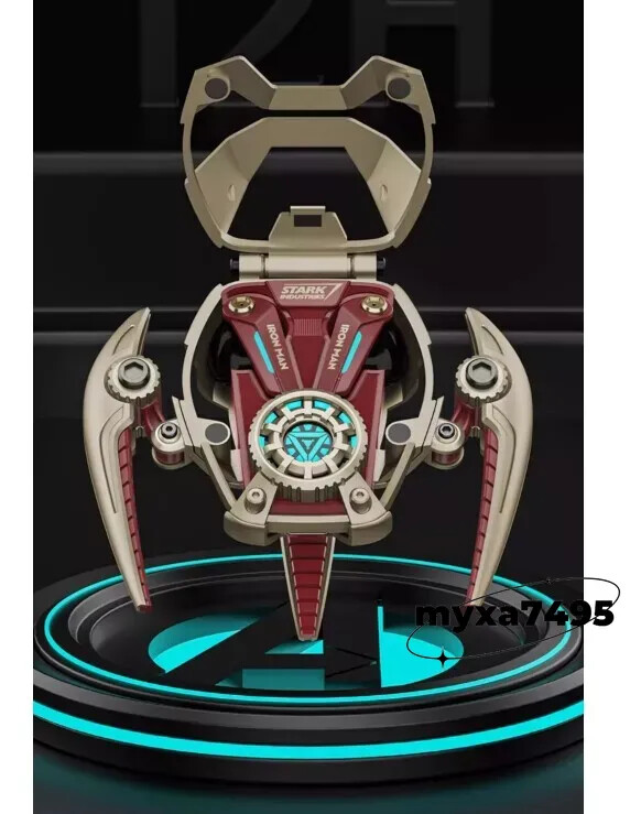 Iron Man MR28 Tony Stark Wireless Bluetooth Headset In-ear Earbuds